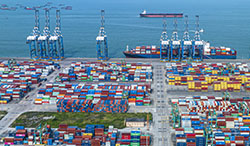 广州南沙港的货物吞吐量在全球的排名如何？